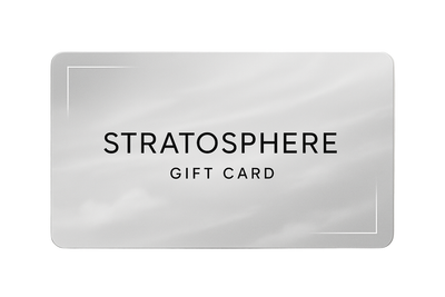 Stratosphere gift card on a white background